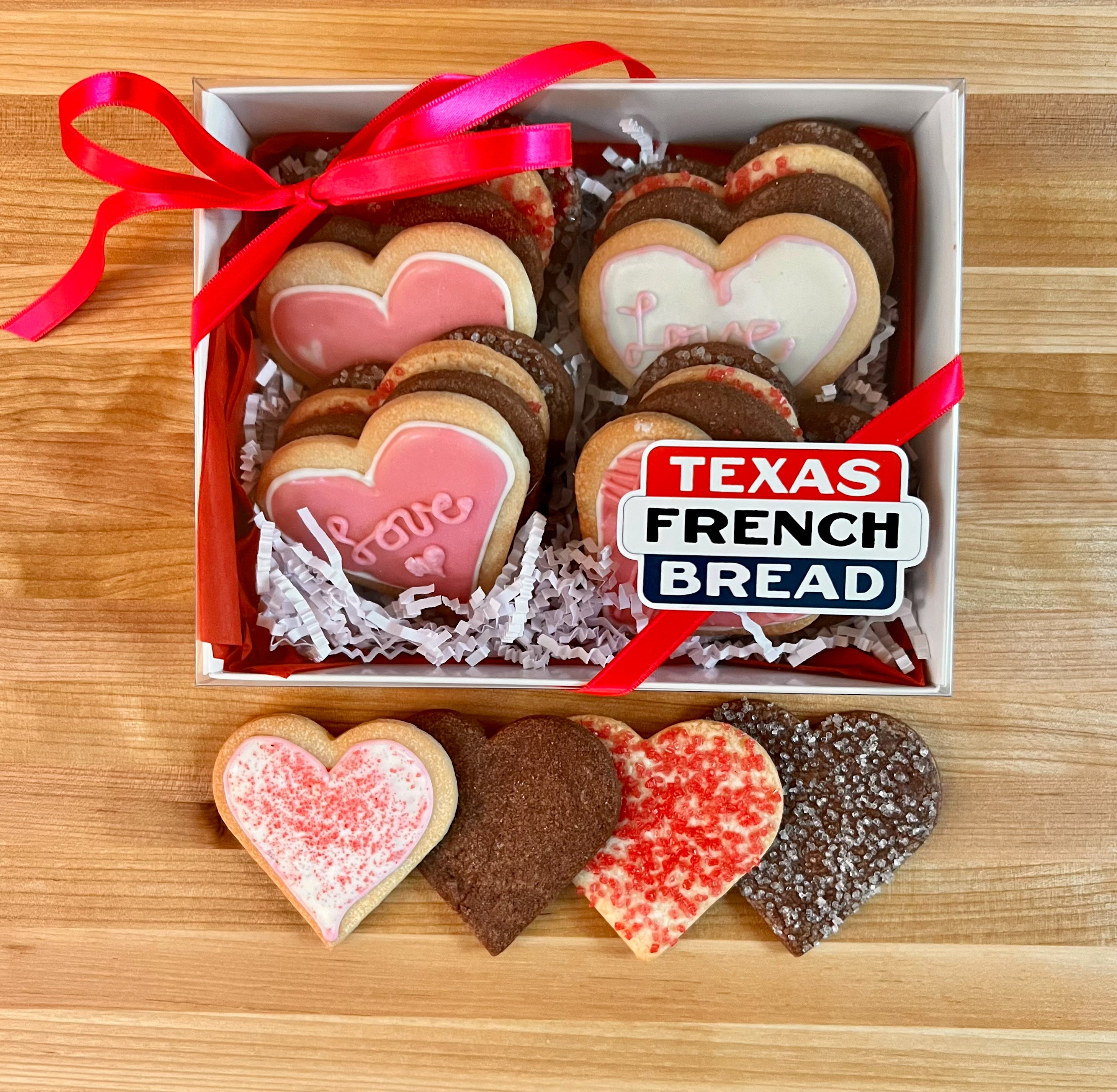 Be Mine Butter Cookie Box: Butter & Chocolate